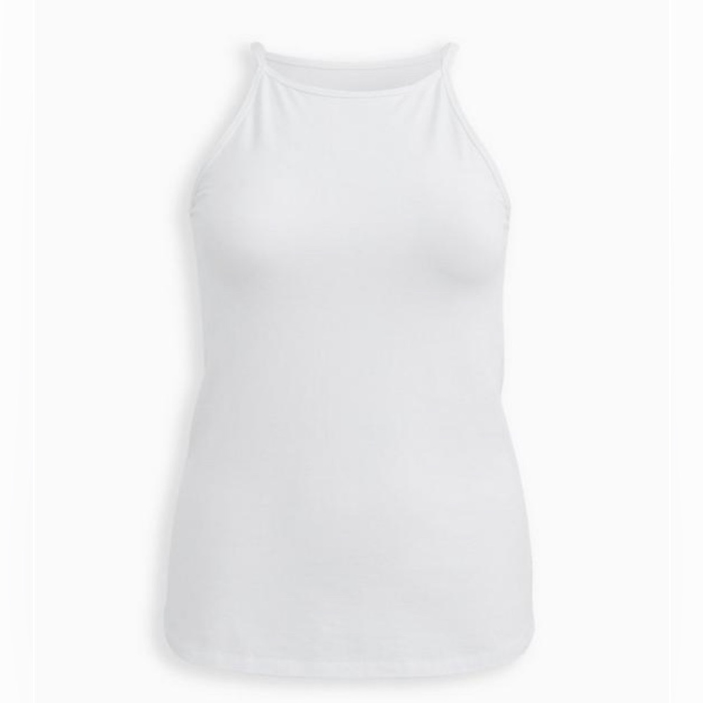 NWT Torrid Foxy High Neck Tank White size 3X